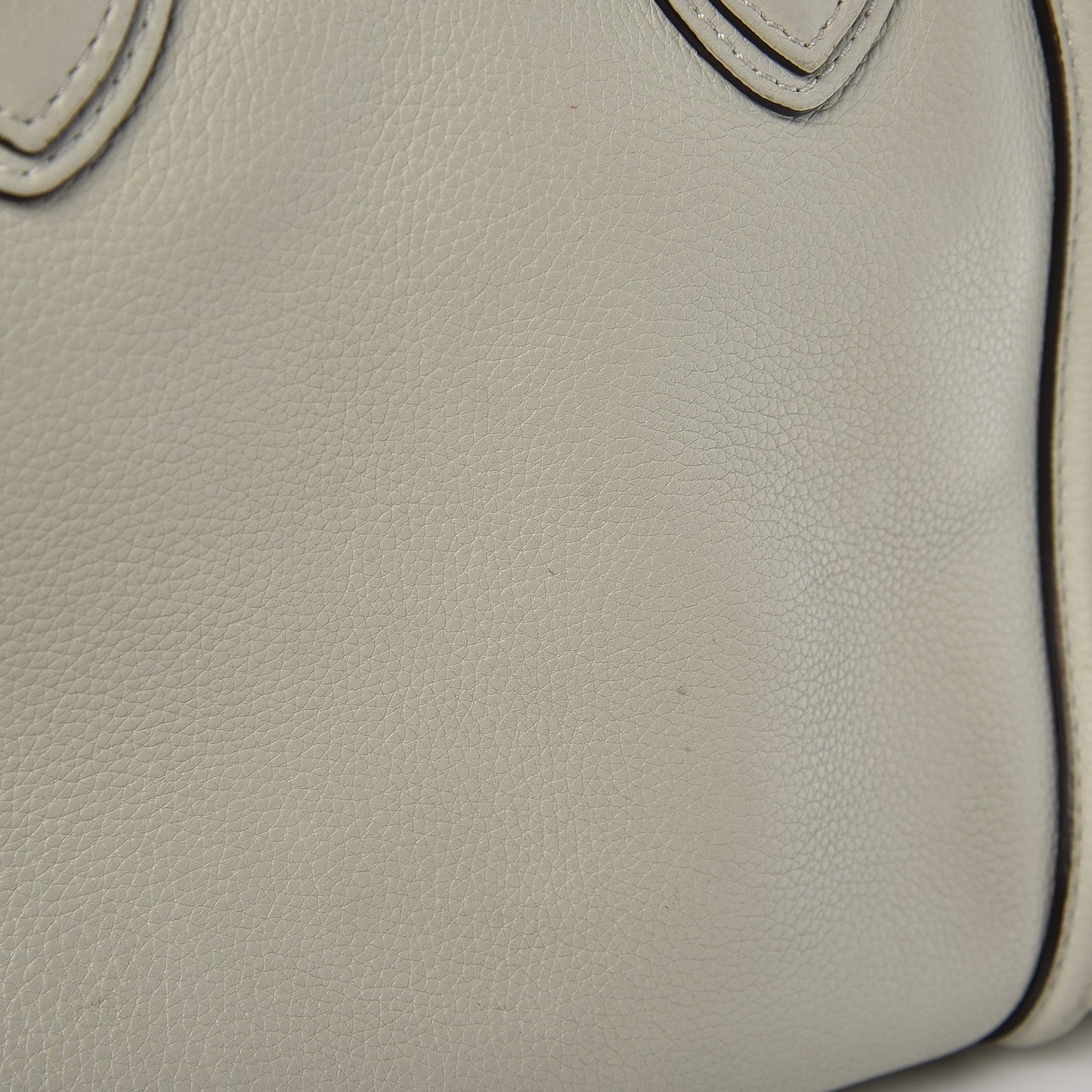 Drummed Calfskin Mini Luggage Lune