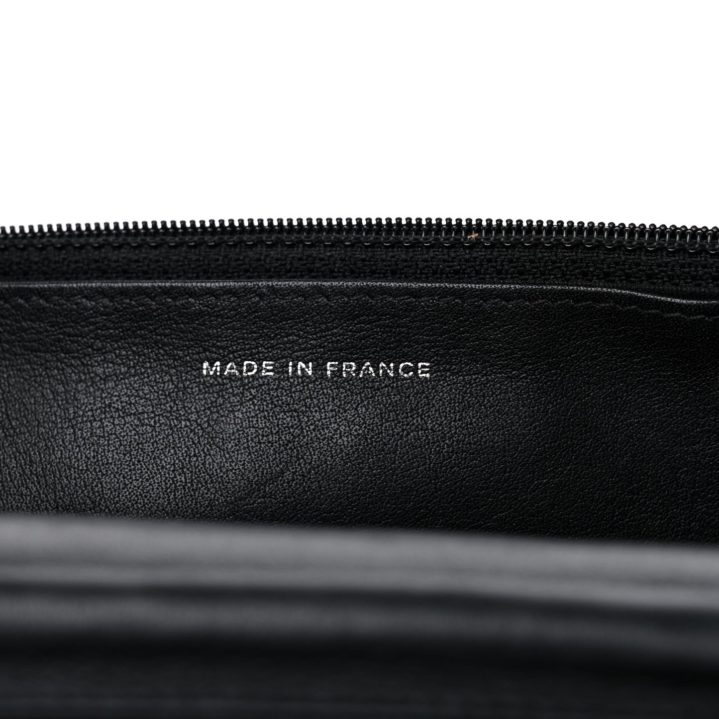 Patent Quilted Brilliant Wallet On Chain WOC Black