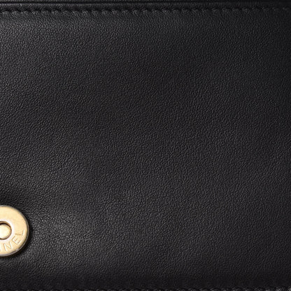 Chanel Caviar Quilted Boy Wallet On Chain WOC Black 11 of 13