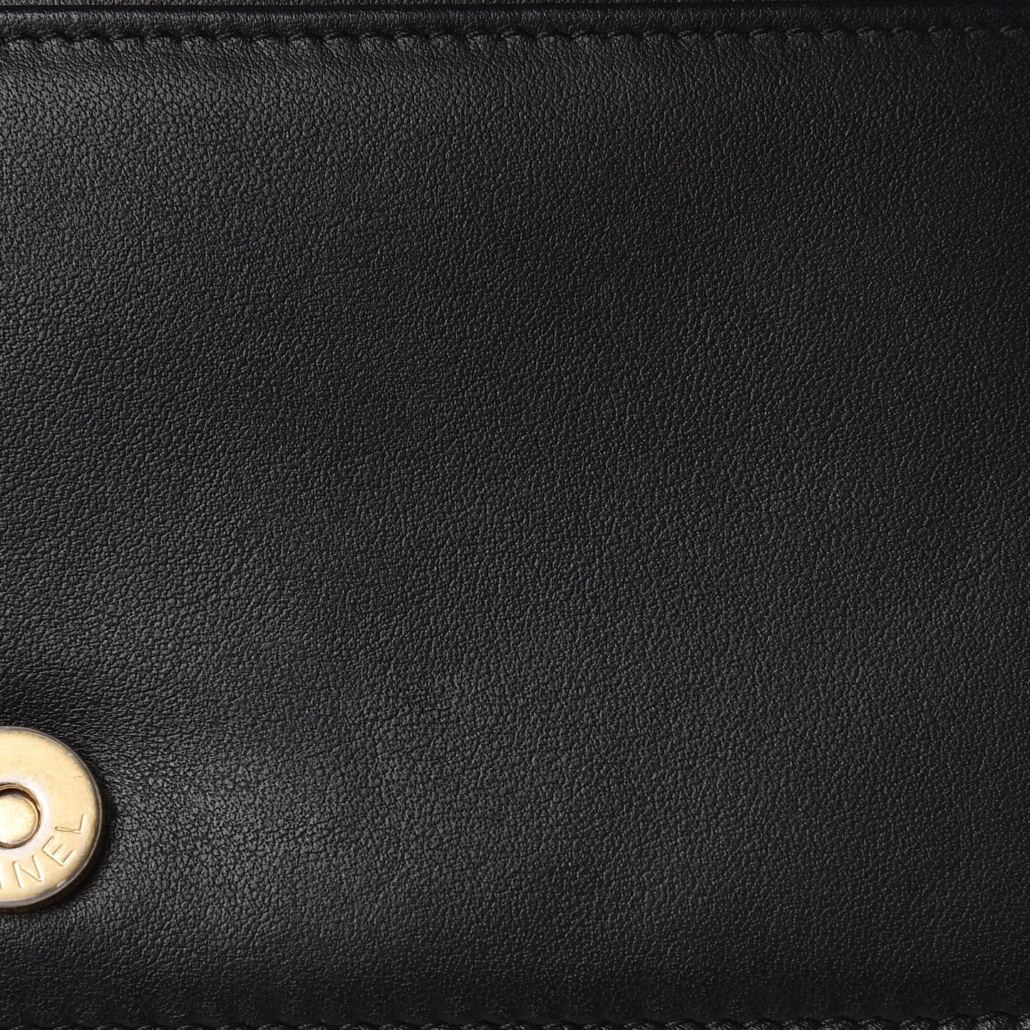 Caviar Quilted Boy Wallet On Chain WOC Black