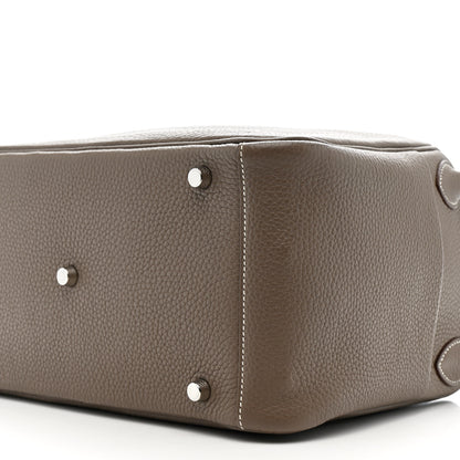 Hermes Taurillon Clemence Lindy 30 Etoupe 10 of 11