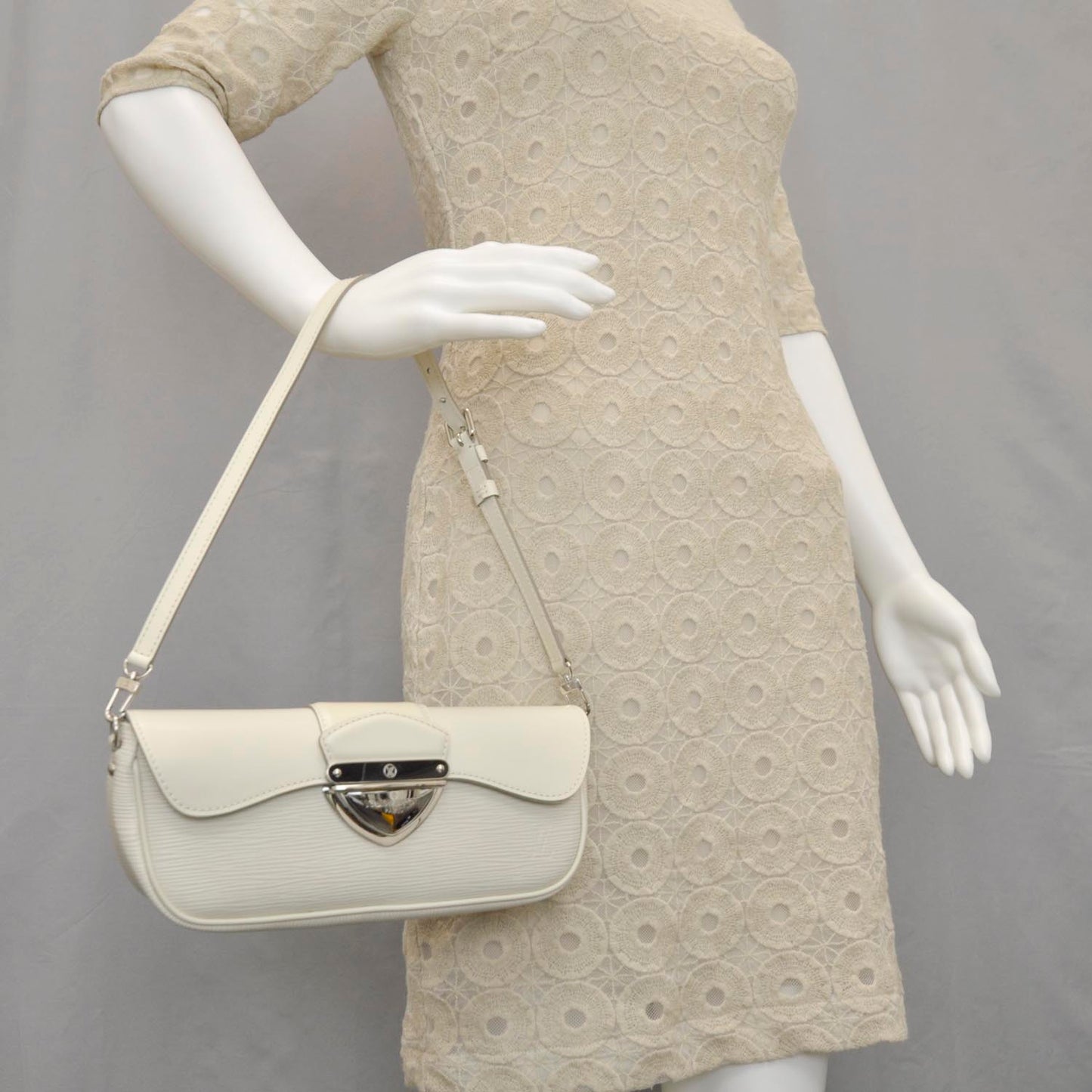 Epi Montaigne Clutch Ivory