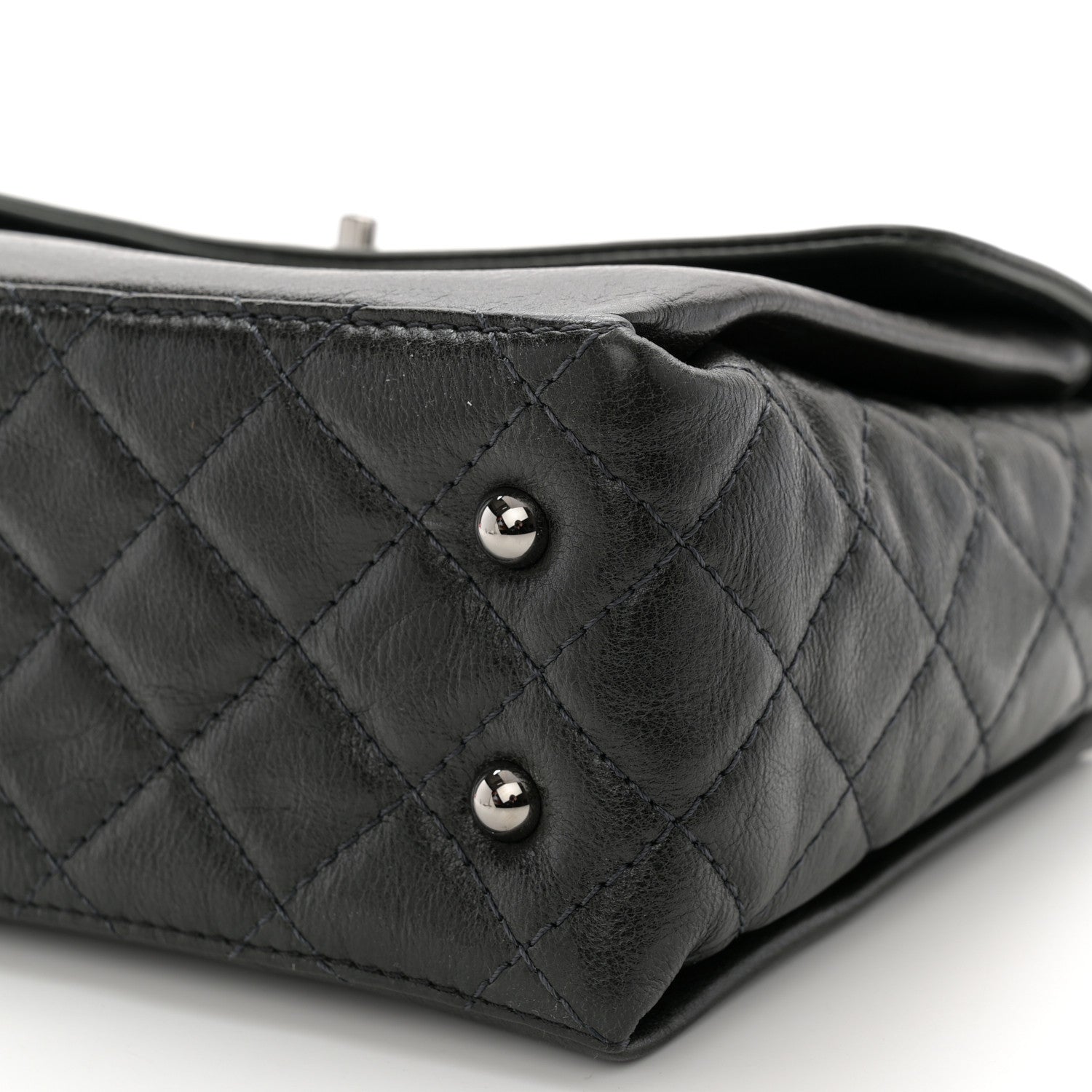 Chanel Calfskin Flap Bag Dark Green 11 of 12