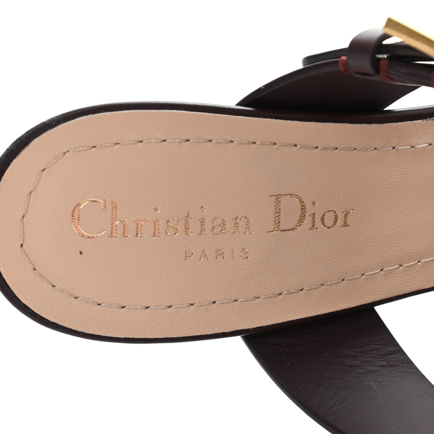 Technical Fabric Calfskin D-Dior 65mm Mules 38.5 Rouge Black