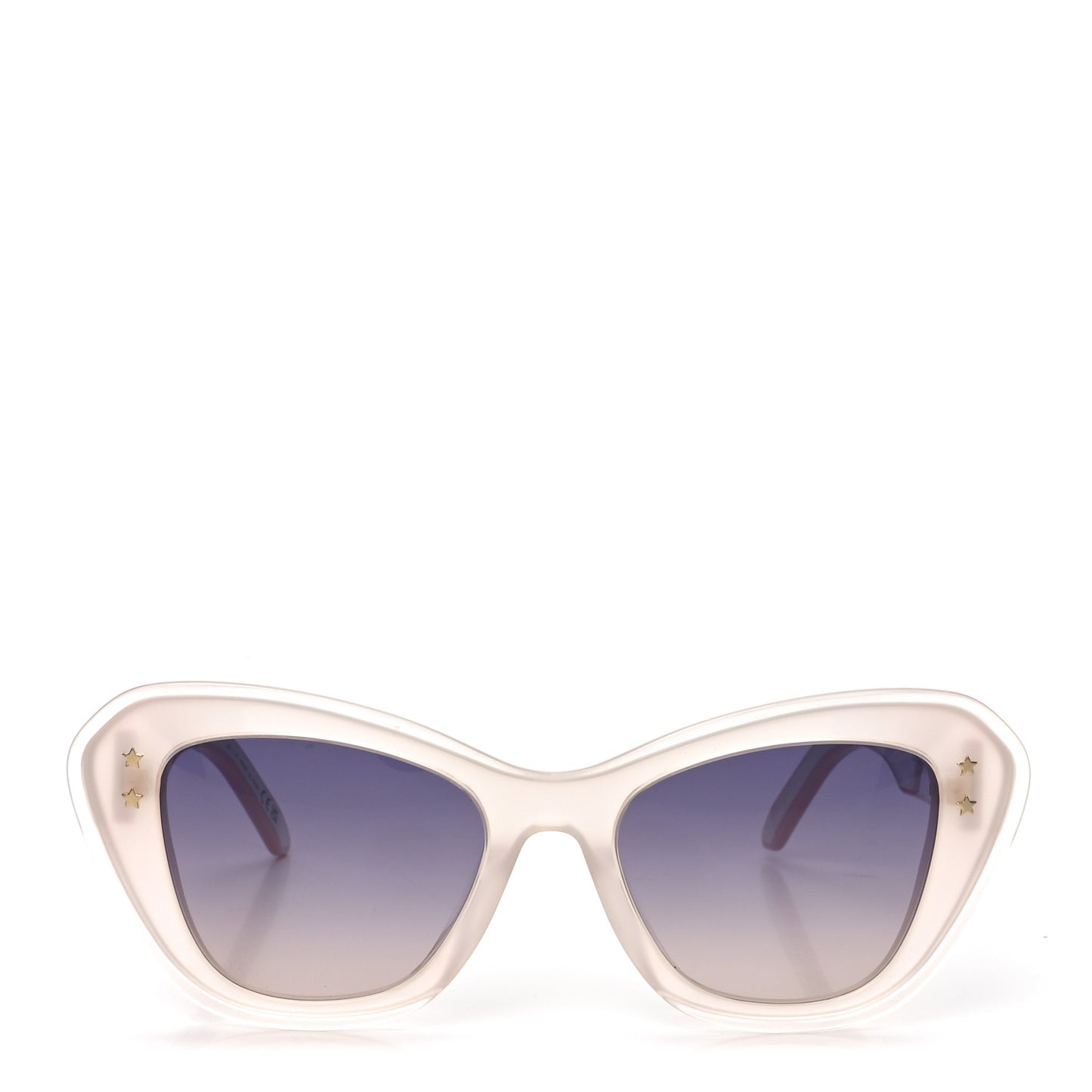 Diorpacific B3U Cat Eye Sunglasses White Pink
