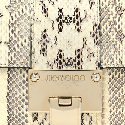 Jimmy Choo Snakeskin Rebel Crossbody Bag Black 6 of 18
