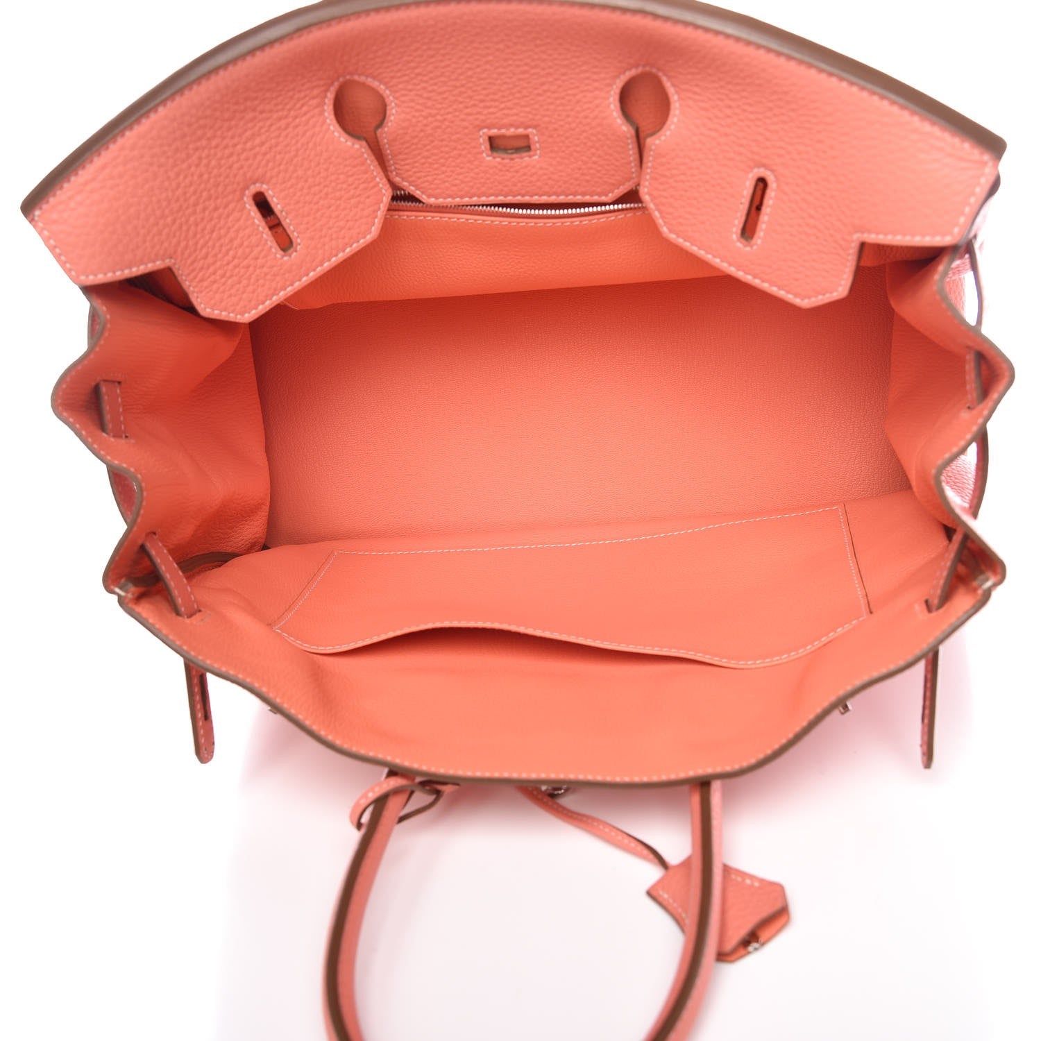 Hermes Taurillon Clemence Birkin 35 Crevette 15 of 36