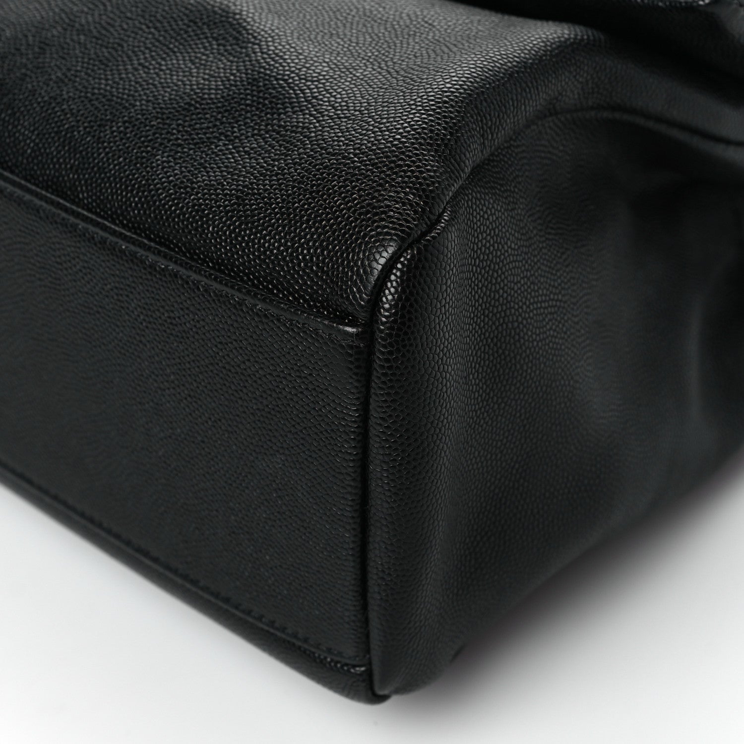 Saint Laurent Grain De Poudre Monogram Monochrome Toy West Hollywood Fold-Over Bag Black 9 of 9