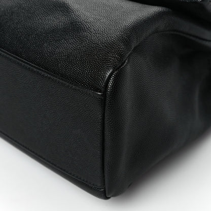 Saint Laurent Grain De Poudre Monogram Monochrome Toy West Hollywood Fold-Over Bag Black 9 of 9