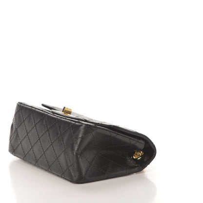 Chanel Aged Calfskin Quilted 2.55 Reissue Mini Flap Black 7 of 11