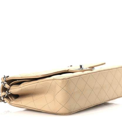 Chanel Caviar Quilted Medium Double Flap Beige 9 of 15