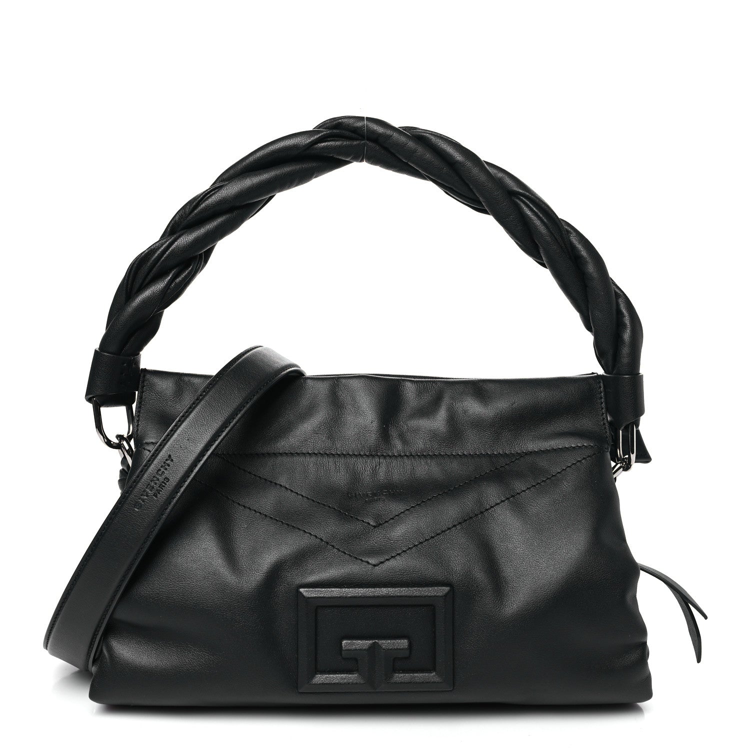 Givenchy Calfskin Medium ID93 Satchel Storm Grey 1 of 9