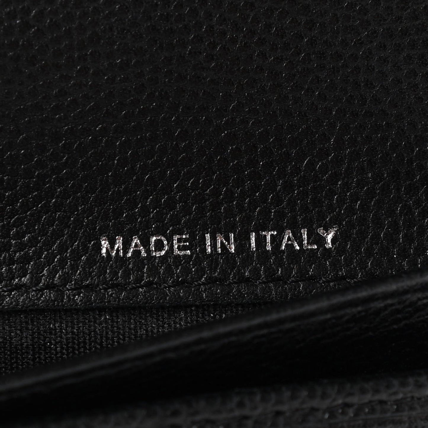 Caviar CC Zipped Pocket Wallet Black
