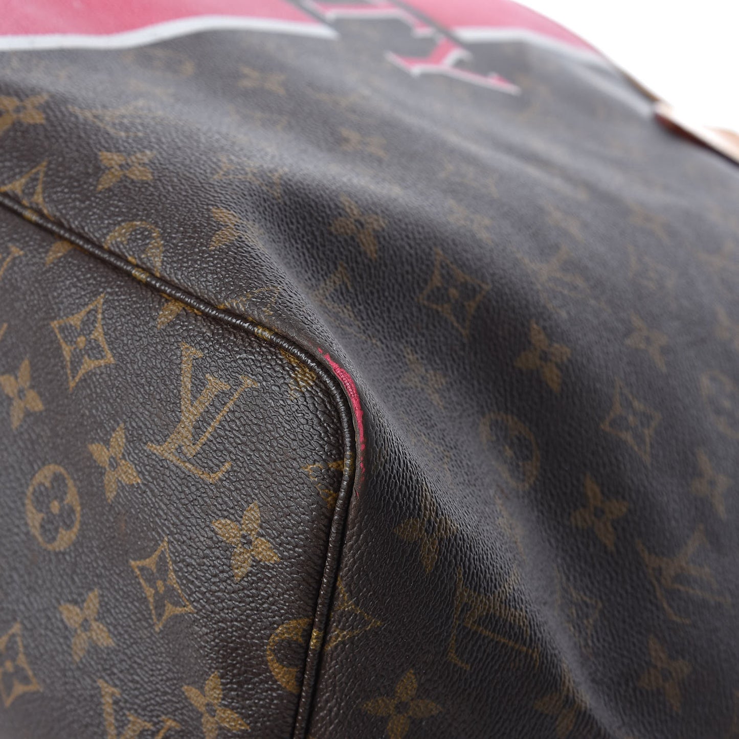 Monogram My LV Heritage Neverfull GM Fuchsia White