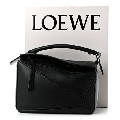 Loewe Calfskin Small Puzzle Bag Black 10 of 10