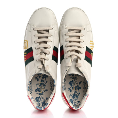 Gucci X SEGA Calfskin Ayers Web Guccy Womens Ace Sneakers 39.5 White 2 of 11