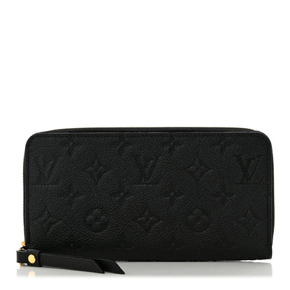 Louis Vuitton Empreinte Zippy Wallet Black 1 of 7