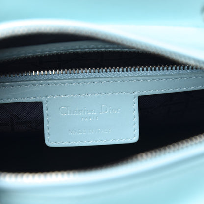 Christian Dior Patent Cannage Medium Lady Dior Light Blue 10 of 12