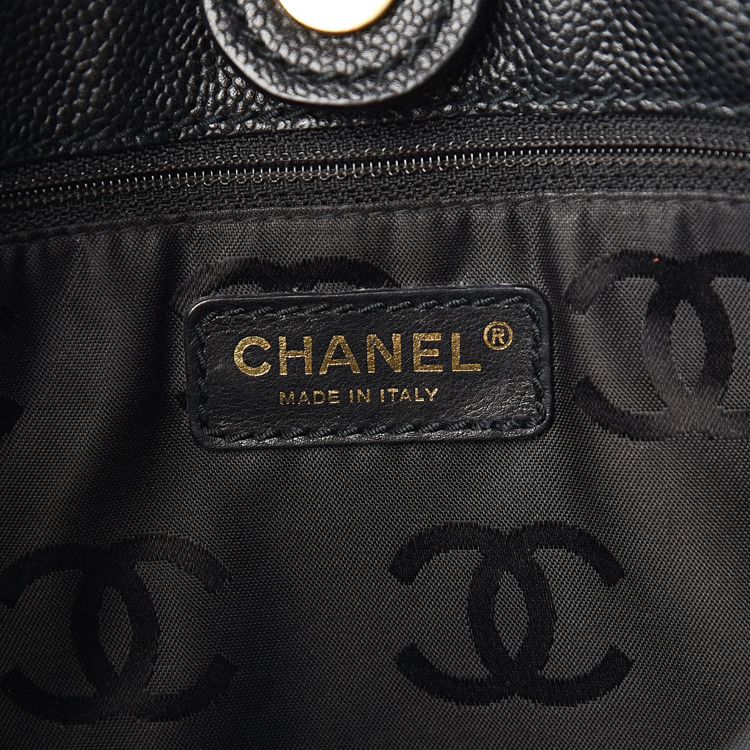 Chanel Caviar Shoulder Bag Black 5 of 9