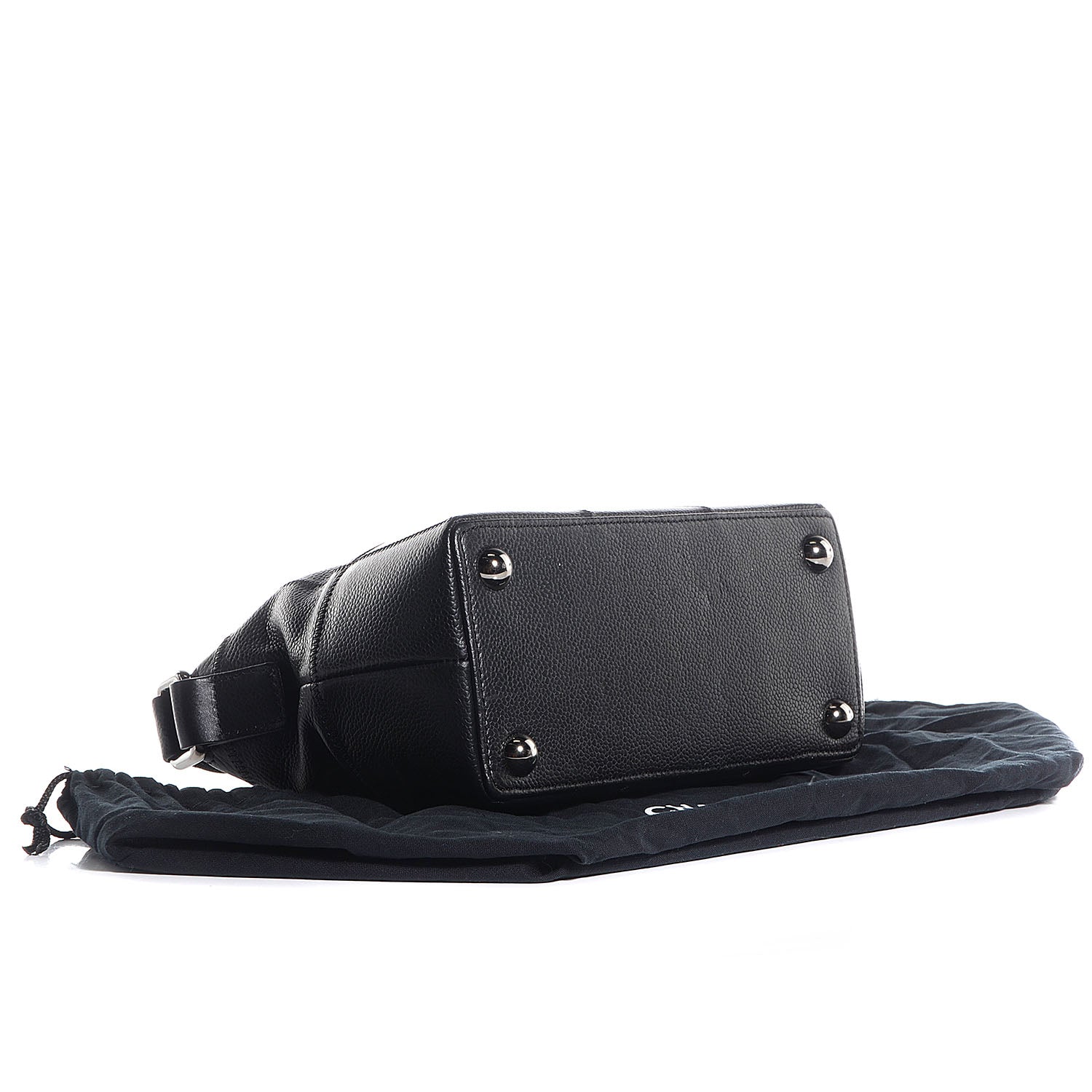 Chanel Caviar Square Stitched Shoulder Bag Black 4 of 7