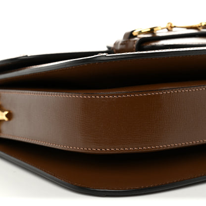 Gucci GG Supreme Monogram Horsebit 1955 Shoulder Bag Beige Brown Sugar 9 of 10