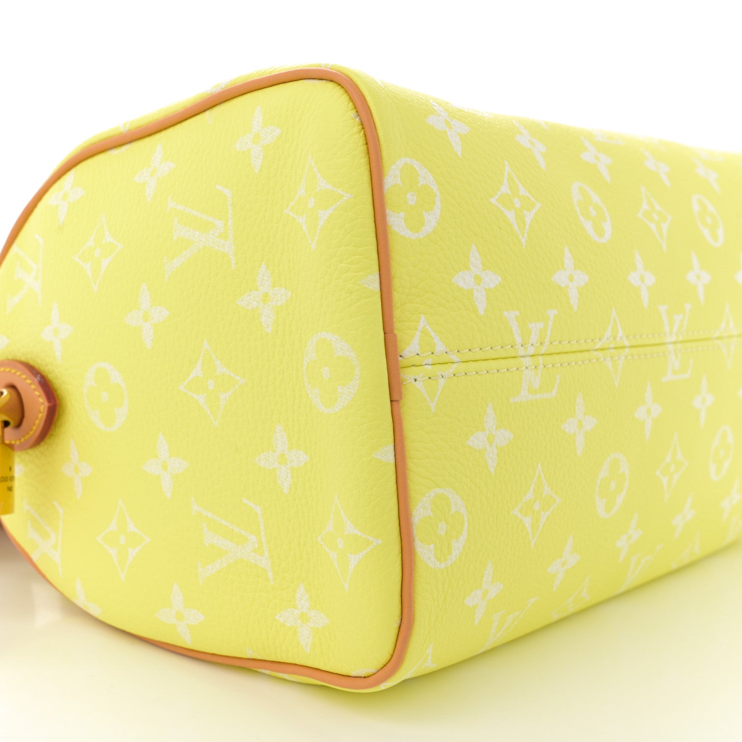 Louis Vuitton Calfskin Monogram Speedy P9 Bandouliere 25 Lemonade Yellow 9 of 11