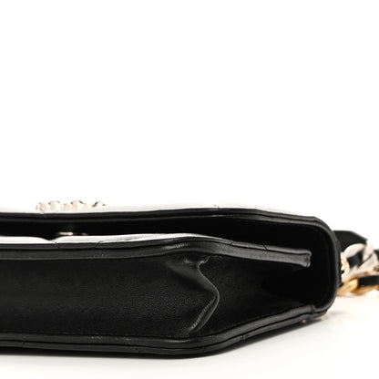 Chanel Lambskin Quilted Chanel 19 Flap Phone Holder With Chain Black 9 of 9