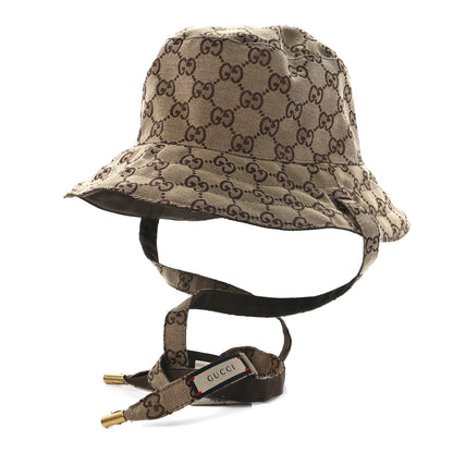 Gucci Canvas Monogram Reversible Bucket Hat Brown 1 of 14