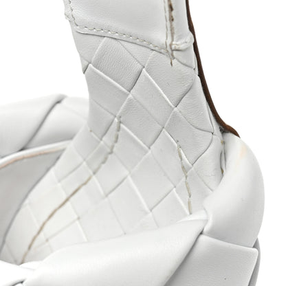 Bottega Veneta Nappa Maxi Intrecciato Lido Mule Sandals 37 Optic White 8 of 8