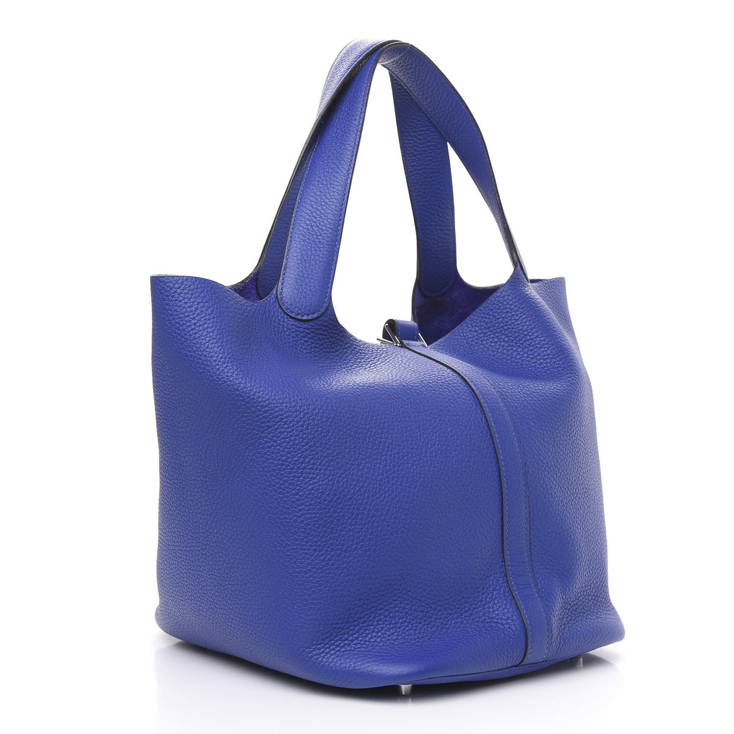 Taurillon Clemence Picotin Lock 26 GM Bleu Electrique