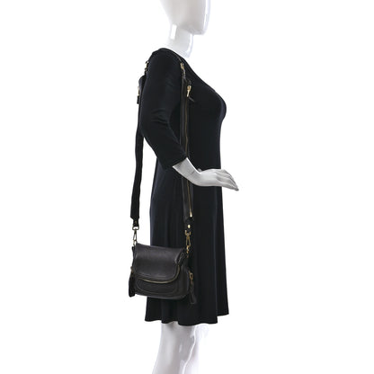 Tom Ford Calfskin Mini Jennifer Crossbody Bag Brown 2 of 9