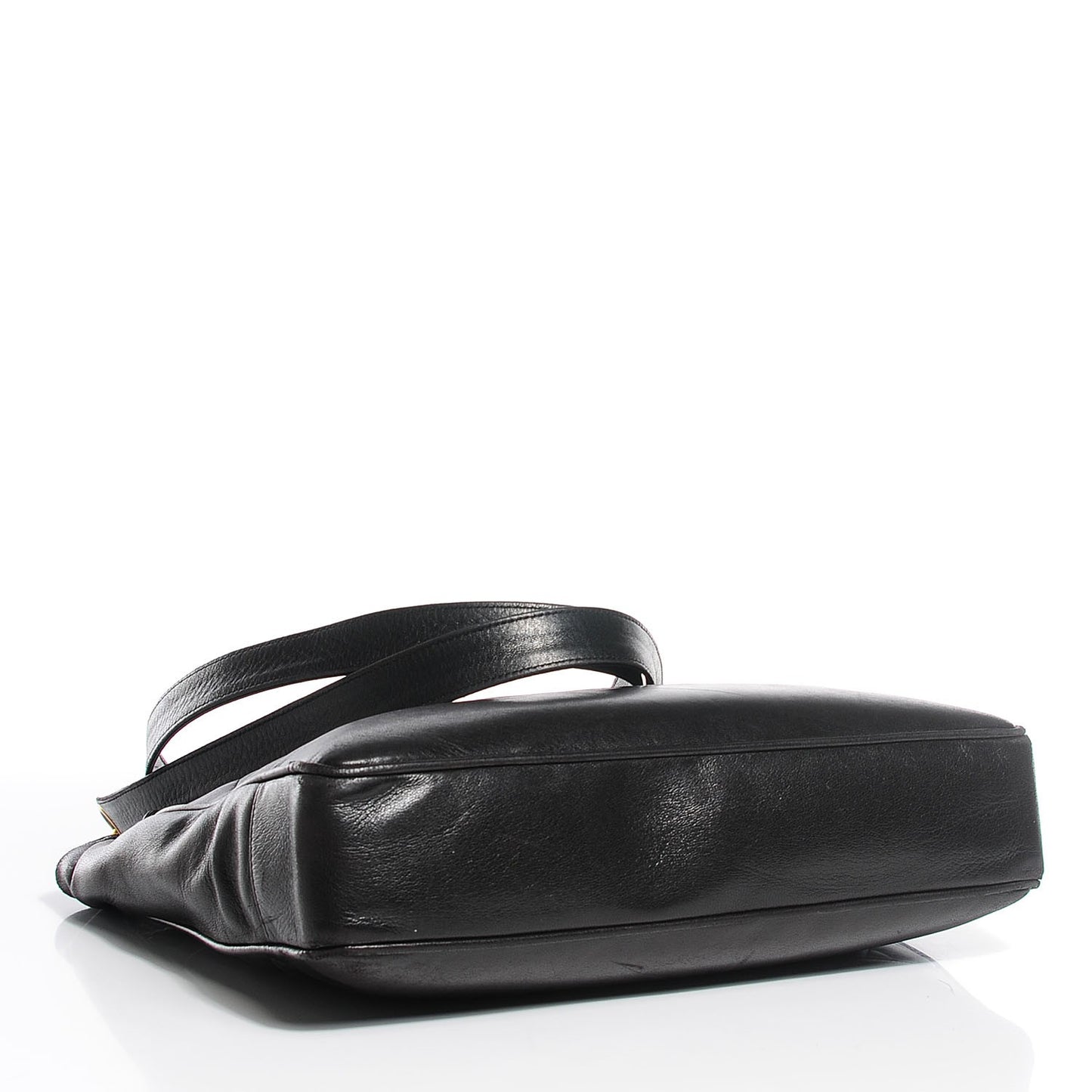 Lambskin Quilted Shoulder Bag Black