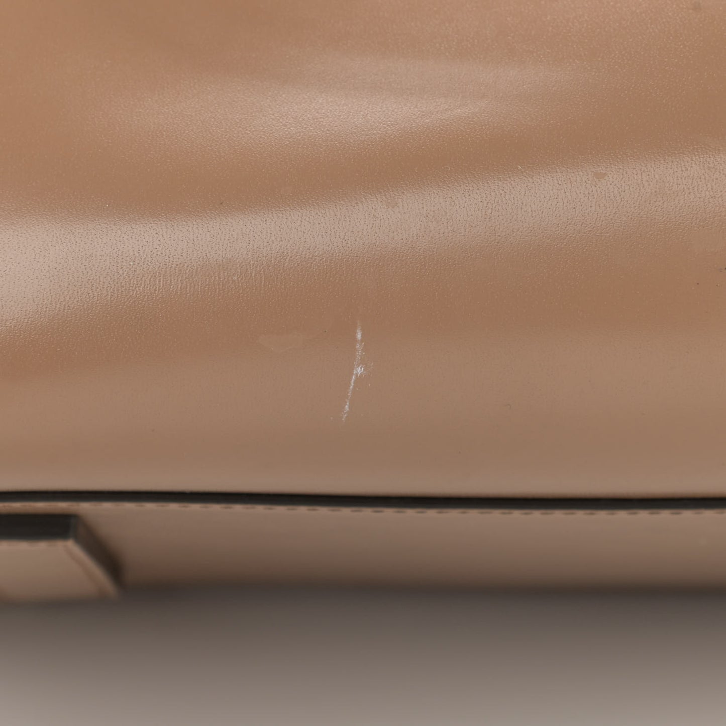Shiny Lord Calfskin Medium Antigona Dark Beige