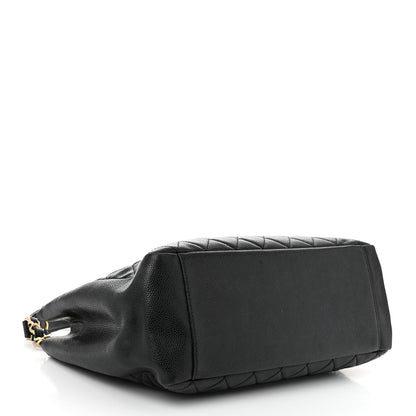 Chanel Caviar Quilted Grand Shopping Tote GST Black 4 of 10