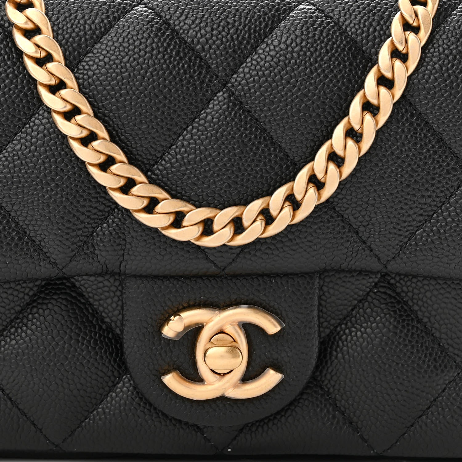 Chanel Caviar Quilted Mini Sweetheart Rectangular Flap Black 8 of 11