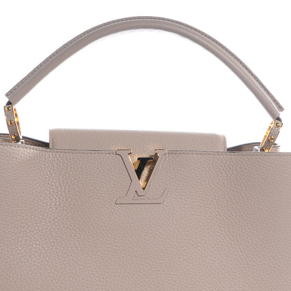 Louis Vuitton Taurillon Capucines MM Galet 5 of 10