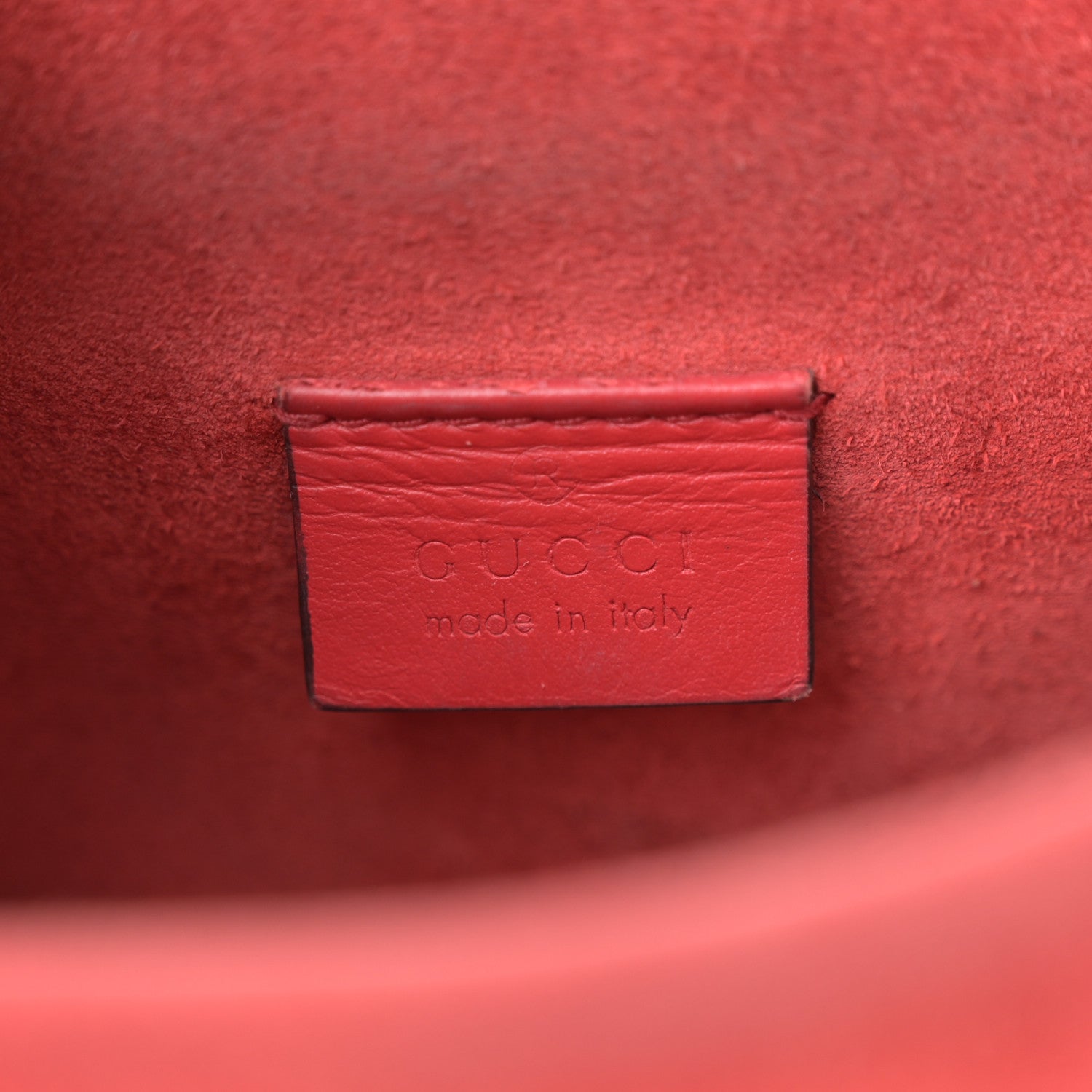 Gucci GG Supreme Monogram Suede Crystal Small Dionysus Shoulder Bag Beige Ebony Vulcanic Red 6 of 13