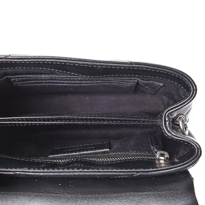 Saint Laurent Calfskin Y Quilted Monogram Toy Loulou Crossbody Bag Black 6 of 10