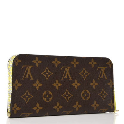 Louis Vuitton Monogram Fleuri Insolite Wallet Yellow 3 of 7