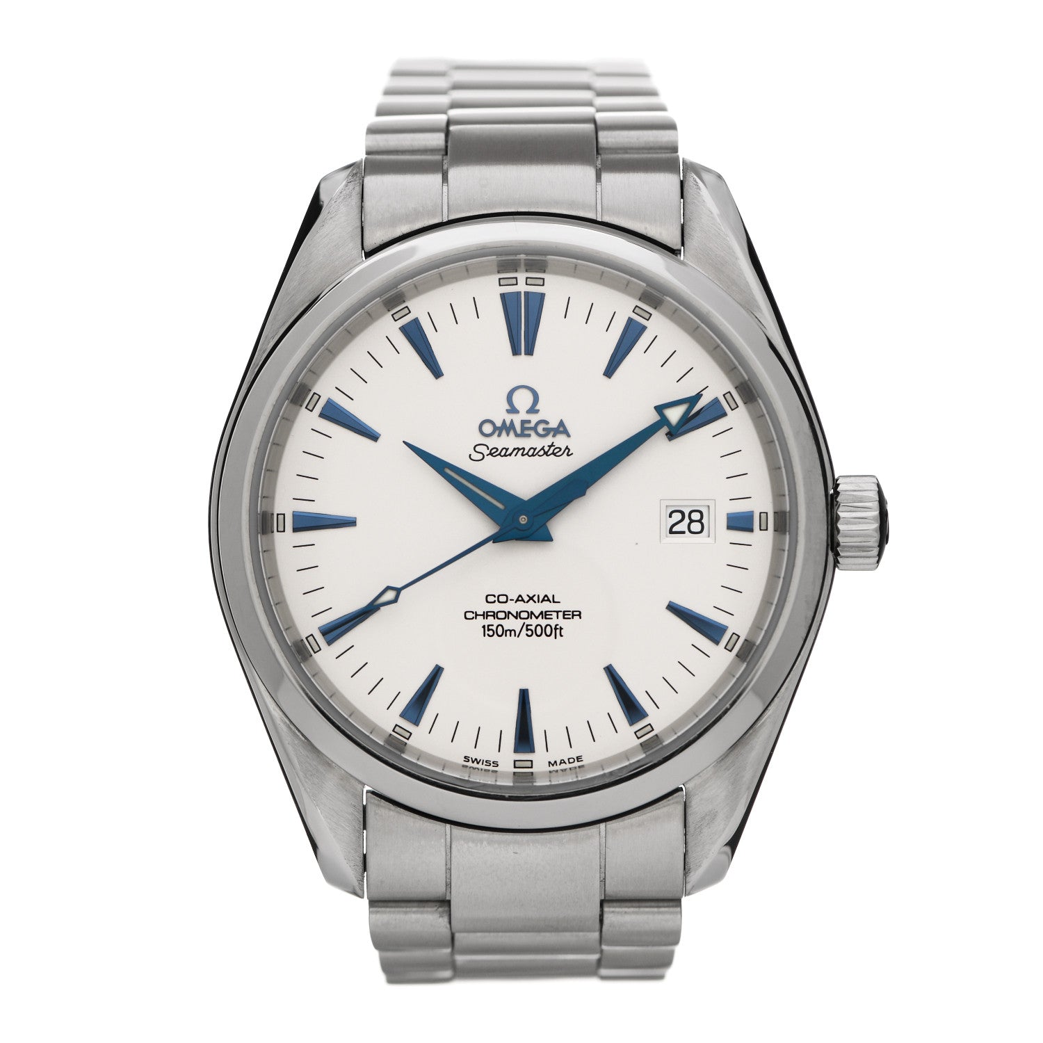 Omega Stainless Steel 39mm Seamaster Aqua Terra Quartz Watch White 2503.33.00 1 of 5