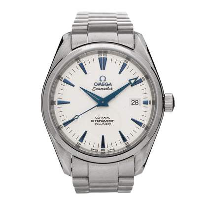 Omega Stainless Steel 39mm Seamaster Aqua Terra Quartz Watch White 2503.33.00 1 of 5