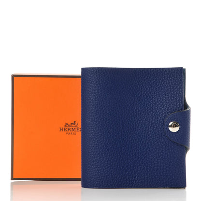 Hermes Togo Ulysse Mini Notebook Bleu Electrique 8 of 8