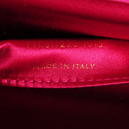 Saint Laurent Patent Large Belle De Jour Clutch Fushia 7 of 7
