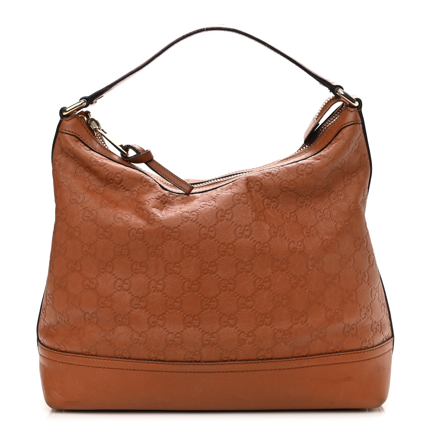 Gucci Guccissima Hobo Shoulder Bag Light Brown 1 of 19