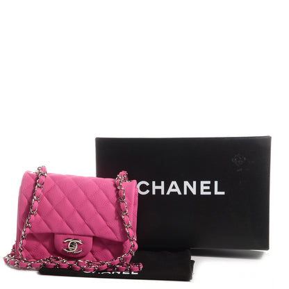 Chanel Iridescent Caviar Quilted Mini Square Flap Pink 5 of 10