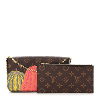 Louis Vuitton LV X YK Monogram Pumpkins Pochette Felicie 1 of 12