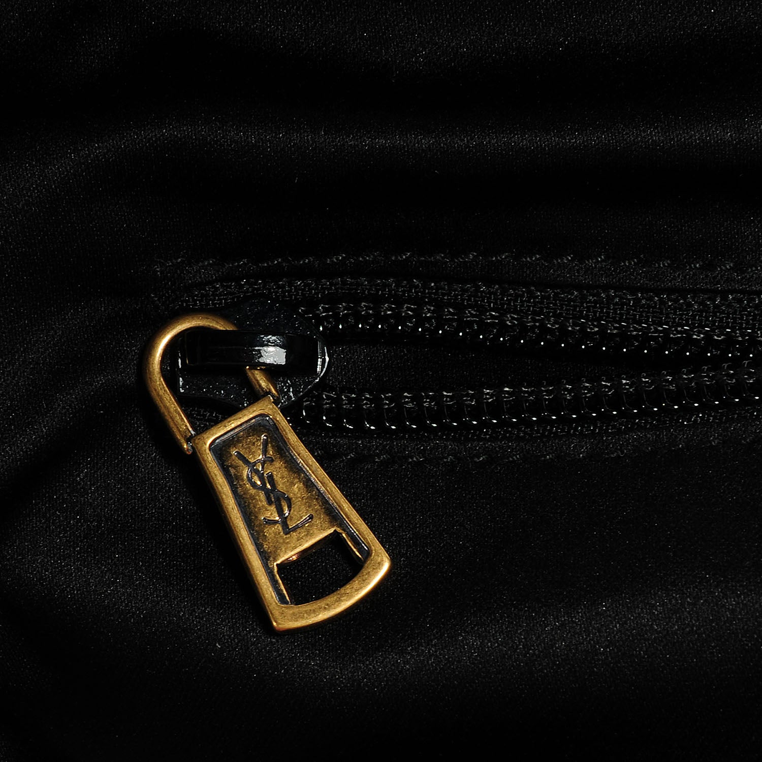 Saint Laurent Satin Tanger Tote Black 8 of 10