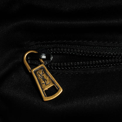 Saint Laurent Satin Tanger Tote Black 8 of 10