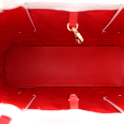 Christian Louboutin Nappa Embossed Mini East West Cabata Tote White 5 of 10