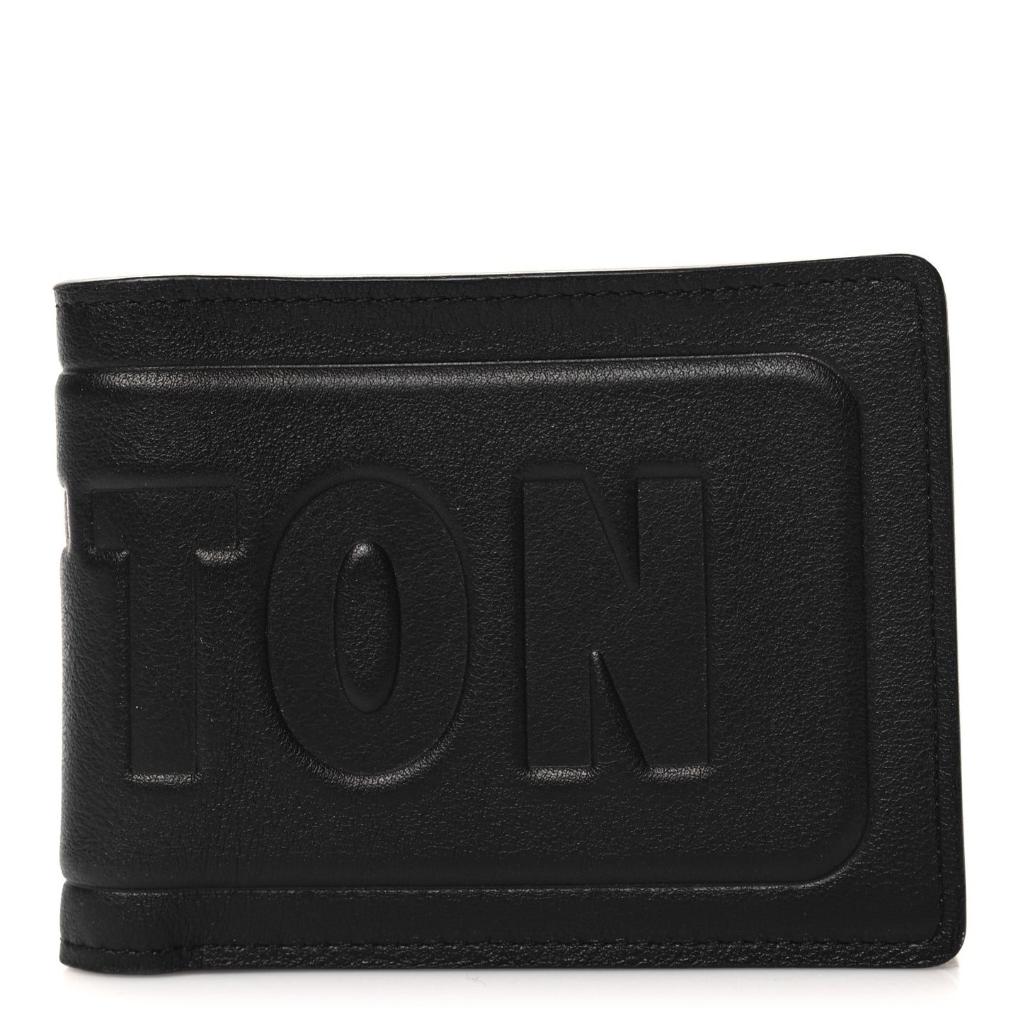 LOUIS VUITTON Cuir Bi-Fold Wallet Dark Infinity